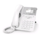 SNOM D717 TELEFONO FISSO IP CON 6 ACCOUNT SIP DISPLAY A COLORI PORTA USB ATTACO CUFFIA 2 PORTE GIGABIT LAN WHITE